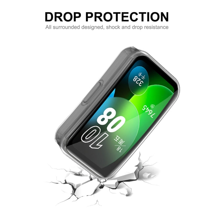 For Huawei Band 8 / 9 ENKAY Hat-Prince Full Coverage Transparent Soft TPU Watch Case with Screen Protection by ENKAY