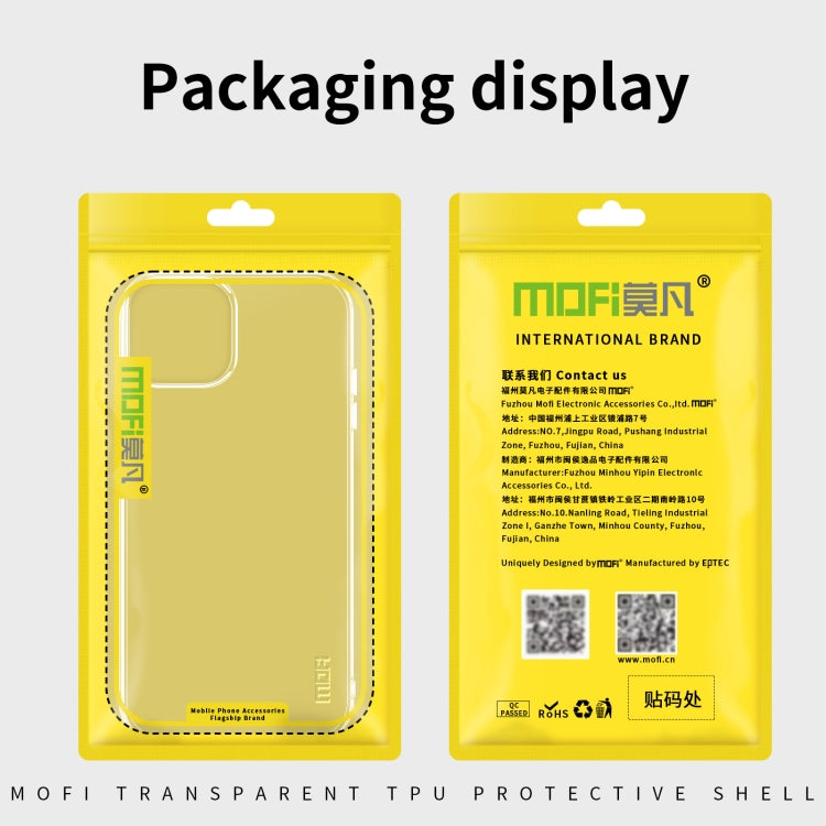 For iPhone Air MOFI Ming Series Ultra-thin TPU Phone Case(Transparent) by MOFI