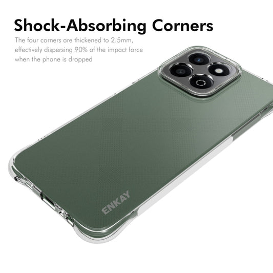 For Honor 200 Smart 5G Global ENKAY Hat-Prince Transparent TPU Shockproof Phone Case by ENKAY