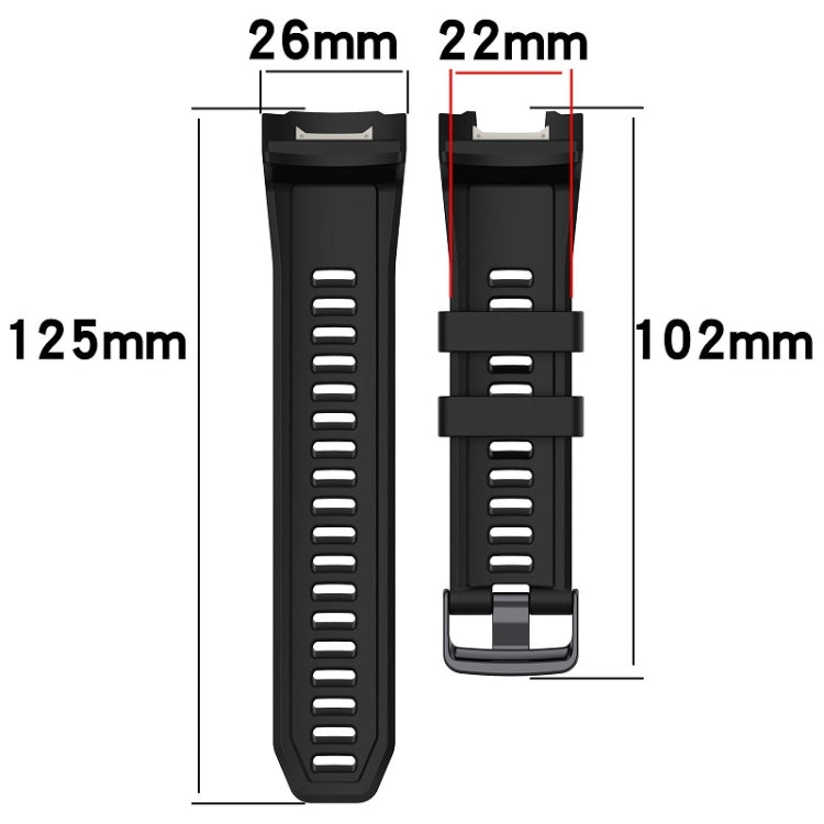 For Garmin Instinct 2X Sports Silicone Replacement Watch Band(White) by bashfashion