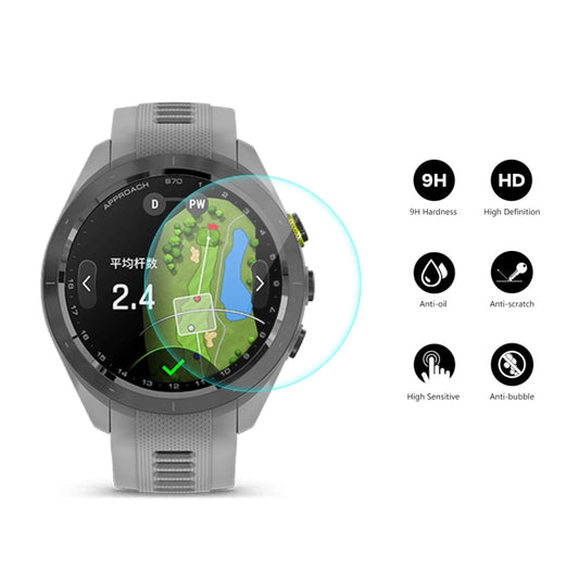 For Garmin Approach S70 42mm ENKAY 0.2mm 9H Tempered Glass Screen Protector Watch Film by ENKAY