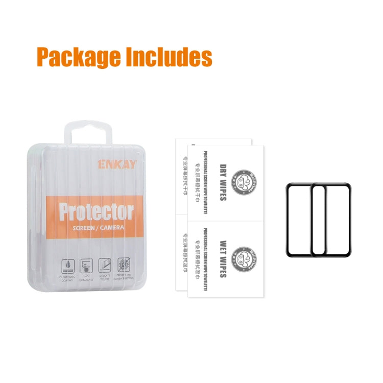 For Xiaomi Smart Band 9 Active 2pcs ENKAY ENKAY 3D Full Coverage Soft PC Edge PMMA HD Screen Film by ENKAY
