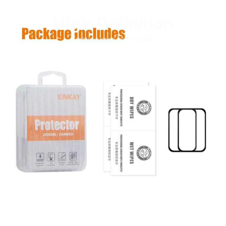 For Redmi Band 3 2pcs ENKAY ENKAY 3D Full Coverage Soft PC Edge PMMA HD Screen Film by ENKAY