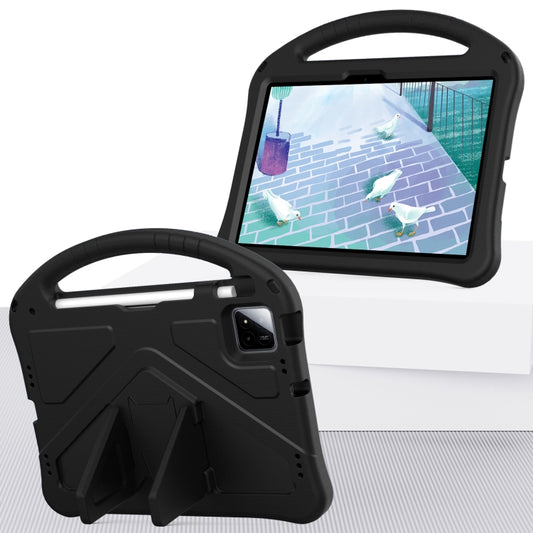For Xiaomi Pad 7 Pro EVA Shockproof Tablet Case with Holder(Black) by bashfashion