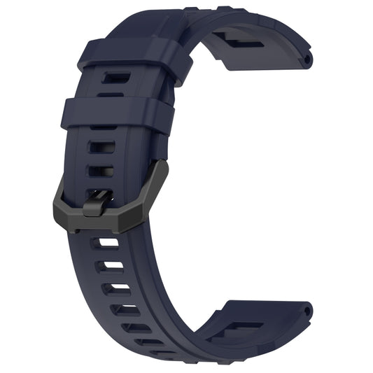 For Amazfit T-Rex Ultra Silicone Sports Watch Band(Midnight Blue) by bashfashion