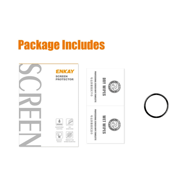 For Garmin Venu 3S ENKAY 3D Full Coverage Soft PC Edge PMMA HD Screen Protector Film by ENKAY