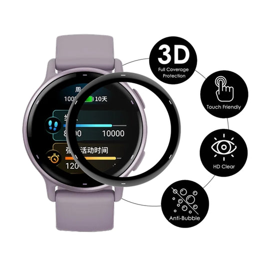 For GarminActive 5 ENKAY 3D Full Coverage Soft PC Edge PMMA HD Screen Protector Film by ENKAY