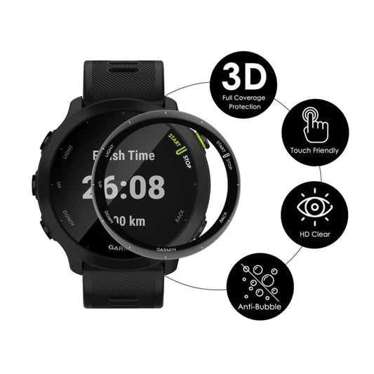 For Garmin Forerunner 158 ENKAY 3D Full Coverage Soft PC Edge PMMA HD Screen Protector Film by ENKAY