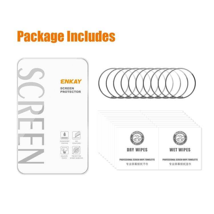 For Garmin Epix Pro Gen 2 42mm 10pcs ENKAY 3D Full Coverage Soft PC Edge PMMA HD Screen Protector Film by ENKAY