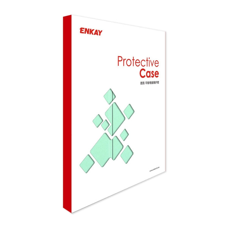 For Samsung Galaxy Tab S9 ENKAY Tri-fold Custer Leather TPU Bottom Smart Case with Pen Slot(Light Blue) by ENKAY