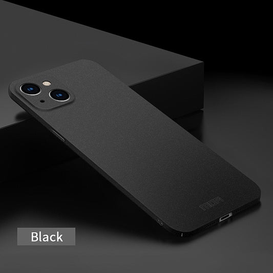 For iPhone 15 MOFI Fandun Series Frosted PC Ultra-thin All-inclusive Phone Case(Black) by MOFI