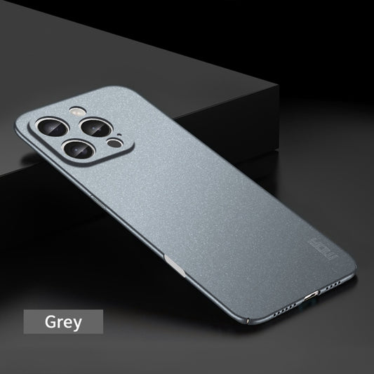 For iPhone 16 Pro Max MOFI Fandun Series Frosted PC Ultra-thin All-inclusive Phone Case(Gray) by MOFI
