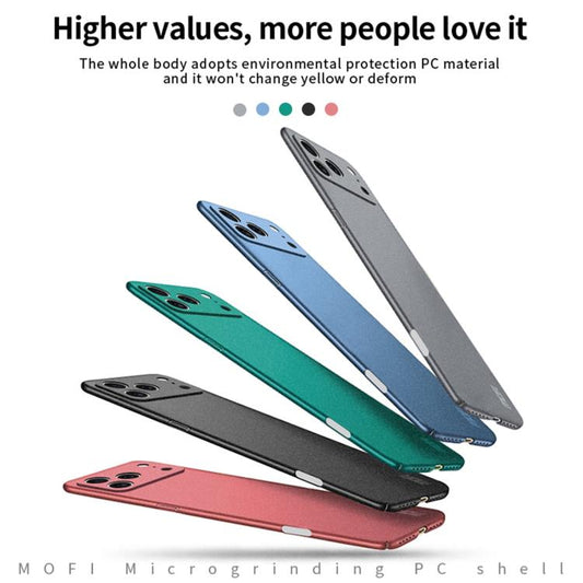 For iPhone 17 Pro MOFI Fandun Series Frosted PC Ultra-thin All-inclusive Phone Case(Green) by MOFI