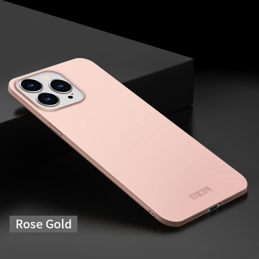 For iPhone 15 Plus MOFI Frosted PC Ultra-thin Hard Phone Case(Rose Gold) by MOFI