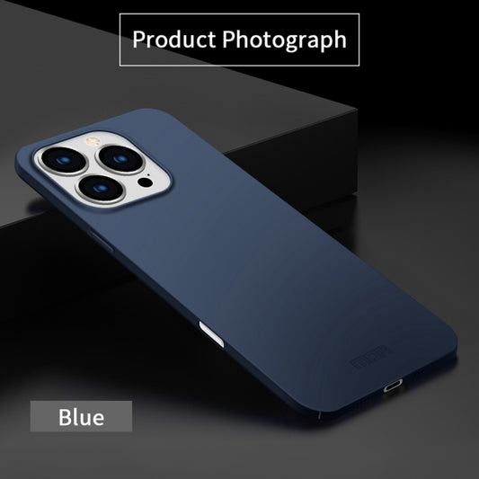 For iPhone 16 Pro MOFI Frosted PC Ultra-thin Hard Phone Case(Blue) by MOFI