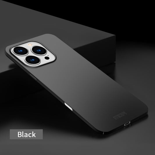 For iPhone 16 Pro Max MOFI Frosted PC Ultra-thin Hard Phone Case(Black) by MOFI