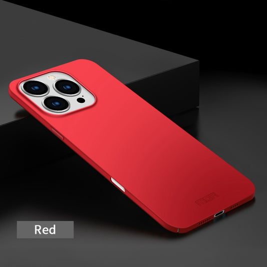 For iPhone 16 Pro Max MOFI Frosted PC Ultra-thin Hard Phone Case(Red) by MOFI