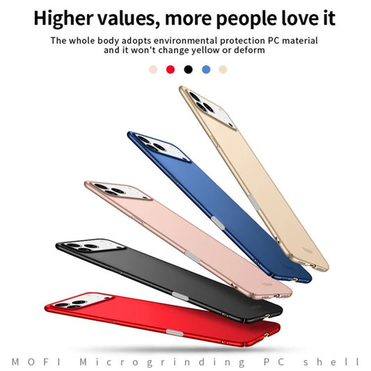 For iPhone 17 Pro Max MOFI Frosted PC Ultra-thin Hard Phone Case(Red) by MOFI