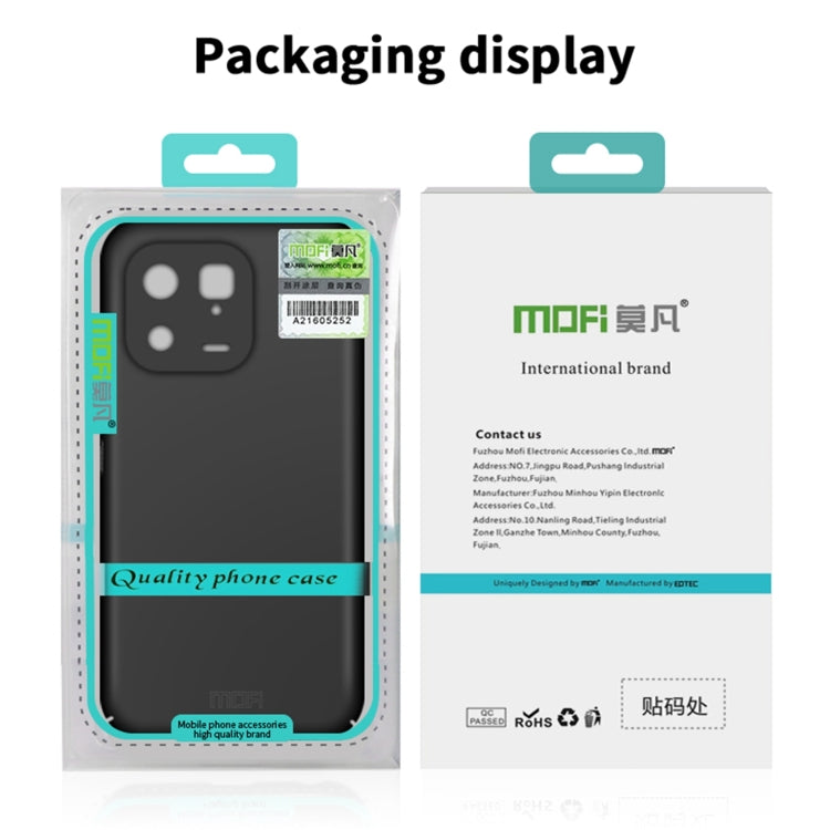 For iPhone 16 Pro MOFI Frosted PC Ultra-thin Hard Phone Case(Black) by MOFI