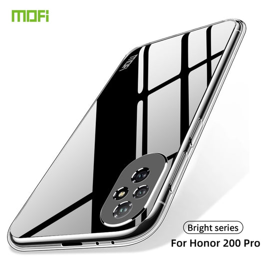 For Honor 200 Pro MOFI Ming Series Ultra-thin TPU Phone Case(Transparent) by MOFI