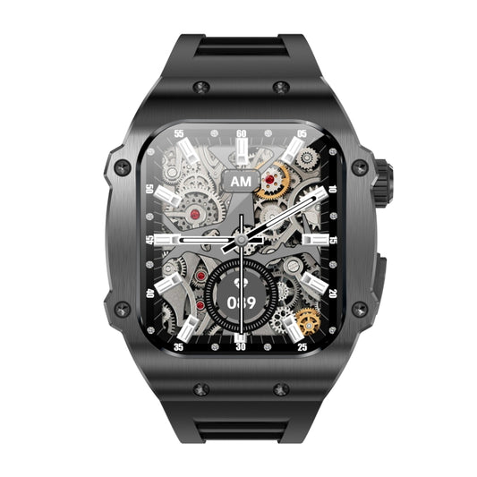 AK55 1.91 inch IP67 Waterproof Color Screen Smart Watch,Support Heart Rate / Blood Pressure / Blood Oxygen Monitoring(Black) by bashfashion