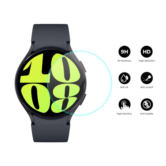For Samsung Galaxy Watch6 / Watch7 44mm 2pcs ENKAY 0.2mm 9H Tempered Glass Screen Protector Watch Film by ENKAY