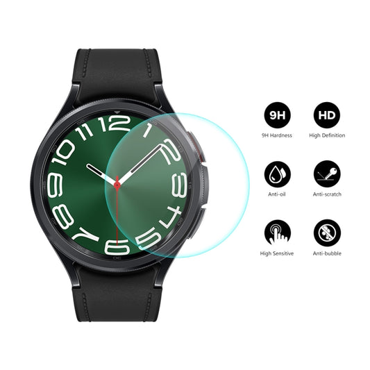 For Samsung Galaxy Watch6 Classic / Ultra 47mm 2pcs ENKAY 0.2mm 9H Tempered Glass Screen Protector Watch Film by ENKAY