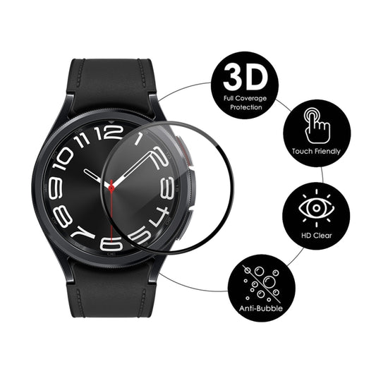 For Samsung Galaxy Watch6 Classic 43mm 5pcs ENKAY 3D Full Coverage Soft PC Edge PMMA HD Screen Film by ENKAY