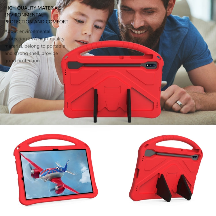 For Samsung Galaxy Tab S10+ 12.4 EVA Shockproof Tablet Case with Holder(Red) by bashfashion