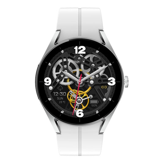 KS05 1.32 inch IP67 Waterproof Color Screen Smart Watch,Support Blood Oxygen / Blood Glucose / Blood Lipid Monitoring(Silver White) by bashfashion