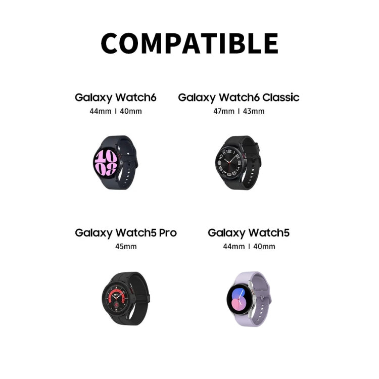 For Samsung Galaxy Watch6 / Watch6 Classic / Watch5 / Watch5 Pro JUNSUNMAY Silicone Charger Stand Non-Slip Base(Black) by JUNSUNMAY
