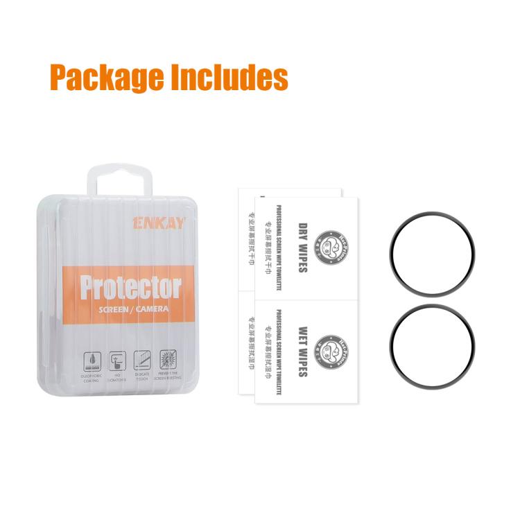 For Huawei Watch 5 42mm 2pcs ENKAY 3D Full Coverage Soft PC Edge PMMA HD Screen Film by ENKAY