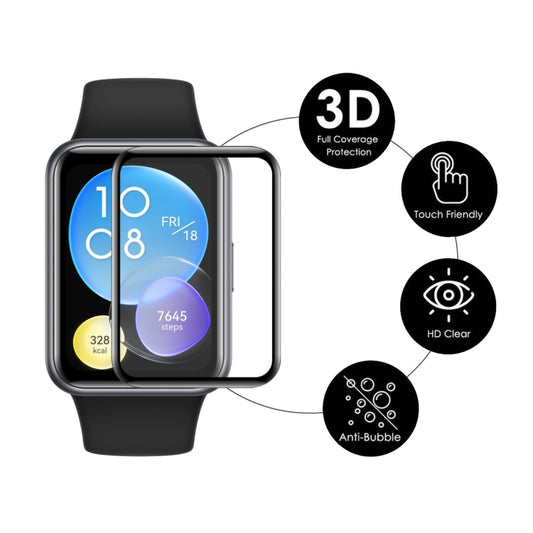 For Huawei Watch Fit Special Edition 5pcs ENKAY 3D Full Coverage Soft PC Edge PMMA HD Screen Film by ENKAY