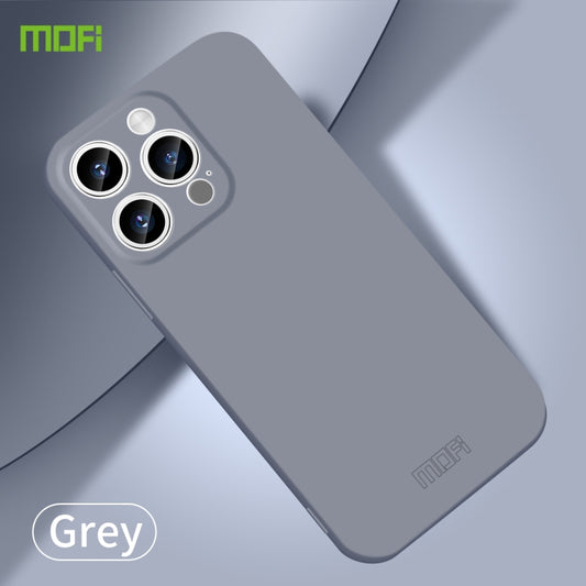 For iPhone 15 Pro MOFI Qin Series Skin Feel All-inclusive PC Phone Case(Gray) by MOFI