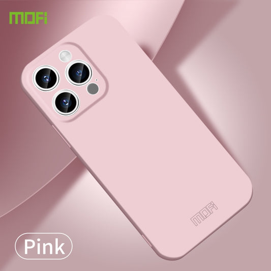 For iPhone 14 Pro Max MOFI Qin Series Skin Feel All-inclusive PC Phone Case(Pink) by MOFI