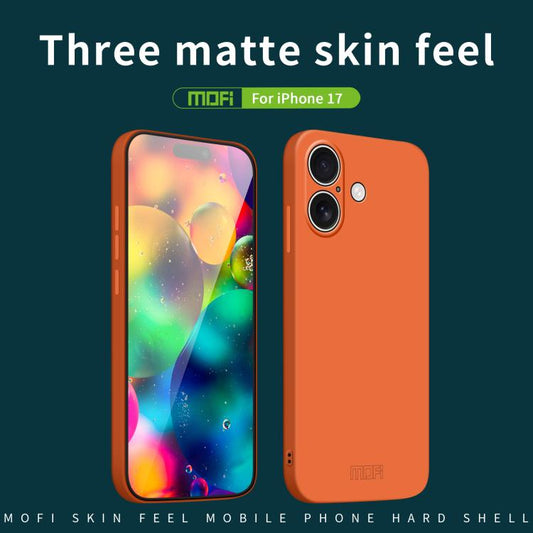 For iPhone 17 MOFI Qin Series Skin Feel All-inclusive PC Phone Case(Blue) by MOFI