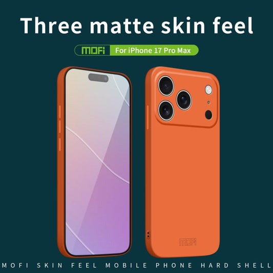For iPhone 17 Pro Max MOFI Qin Series Skin Feel All-inclusive PC Phone Case(Beige) by MOFI