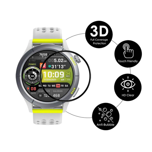 For Amazfit Cheetah / Cheetah Pro 10pcs ENKAY 3D Full Coverage Soft PC Edge PMMA HD Screen Film by ENKAY