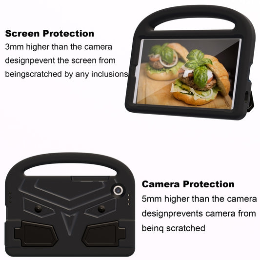 For Samsung Galaxy Tab A11 / A9 Sparrow Style Shockproof Kickstand EVA Tablet Case(Black) by bashfashion