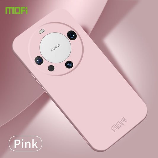 For Huawei Mate 60 MOFI Qin Series Skin Feel All-inclusive PC Phone Case(Pink) by MOFI