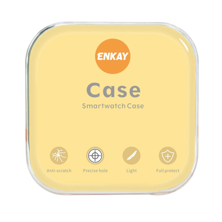 For Garmin Venu 3 ENKAY Hat-Prince Full Coverage Electroplated TPU Watch Case with Screen Protection(Gold) by ENKAY