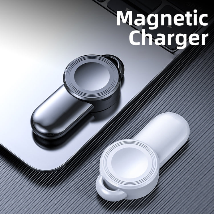 For Apple Watch Aluminum USB Watch Wireless Charger(White) by bashfashion