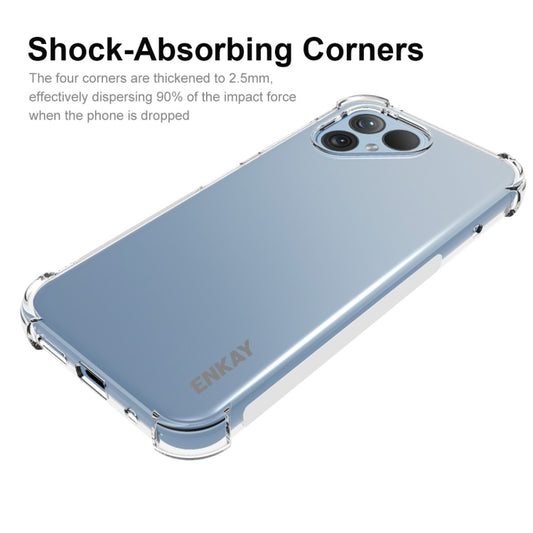 For Fairphone 5 ENKAY Hat-Prince Transparent TPU Shockproof Phone Case by ENKAY