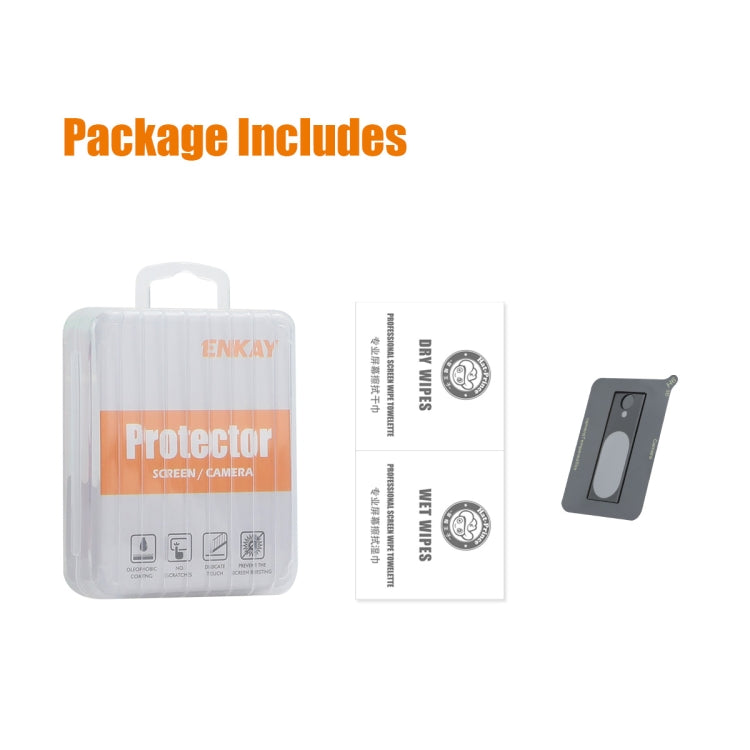 For Google Pixel 8 ENKAY Hat-Prince 9H Rear Camera Lens Tempered Glass Film by ENKAY