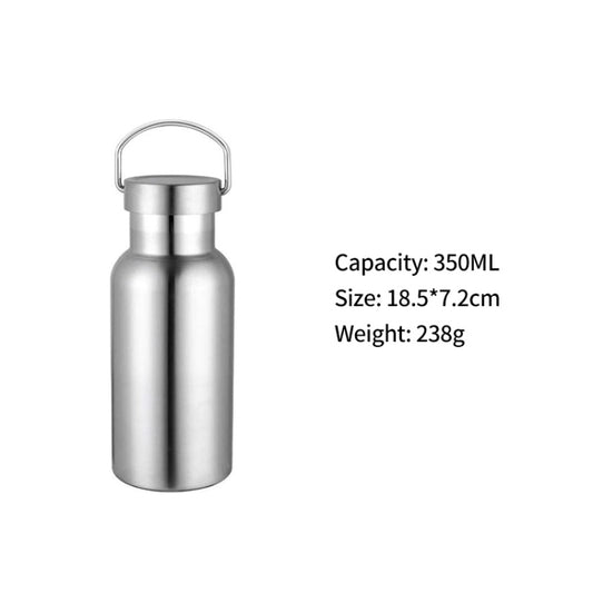 JUNSUNMAY 304 Stainless Steel Vacuum Bottle Wide Mouth Insulated Water Bottle, Capacity:350ml by JUNSUNMAY