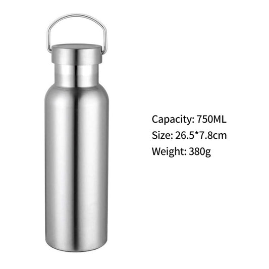 JUNSUNMAY 304 Stainless Steel Vacuum Bottle Wide Mouth Insulated Water Bottle, Capacity:750ml by JUNSUNMAY