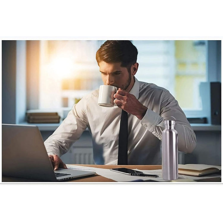 JUNSUNMAY 304 Stainless Steel Vacuum Bottle Wide Mouth Insulated Water Bottle, Capacity:350ml by JUNSUNMAY