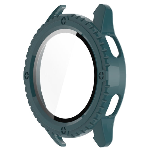 For Xiaomi Watch S3 PC + Tempered Film Integrated Watch Protective Case(Green) by bashfashion