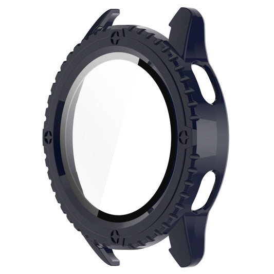 For Xiaomi Watch S3 PC + Tempered Film Integrated Watch Protective Case(Blue) by bashfashion