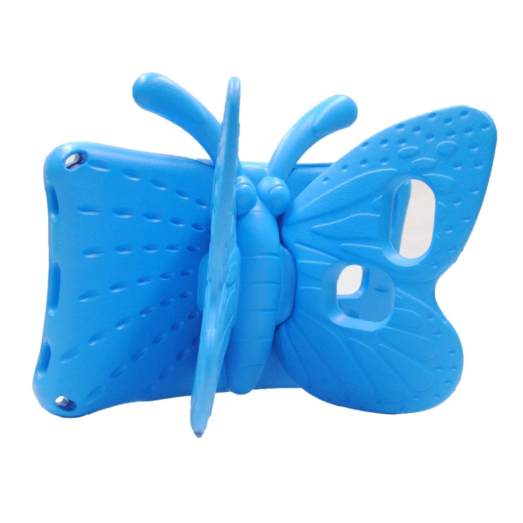 For Samsung Galaxy Tab A11 / A9 Butterfly Bracket Kids EVA Shockproof Tablet Case(Blue) by bashfashion